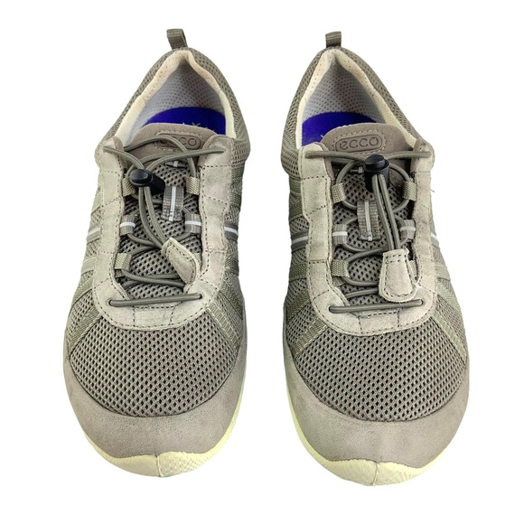Ecco Biom Natural Motion Quick Lace Sneakers in Grey - Picture 4 of 7